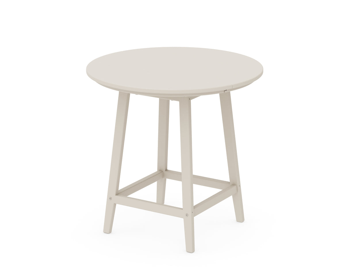 POLYWOOD Studio 30" Round Bistro Table in Sand