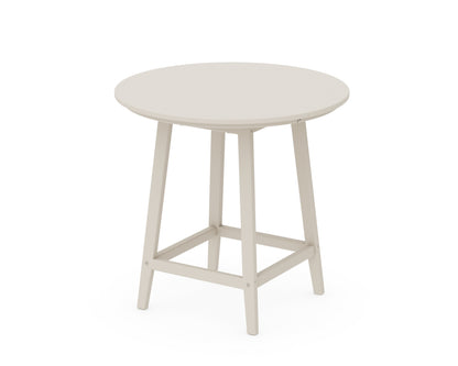 POLYWOOD Studio 30" Round Bistro Table in Sand
