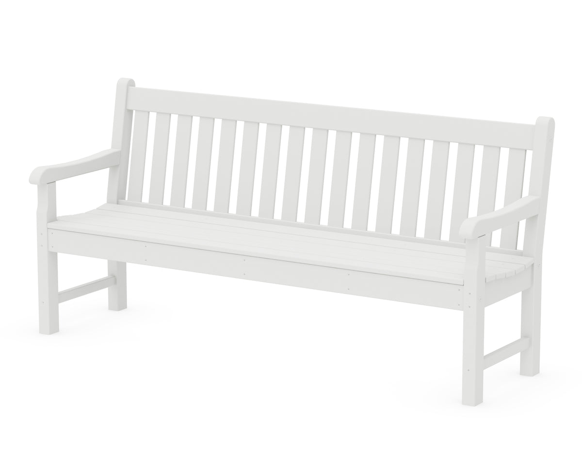 POLYWOOD Rockford 72" Bench in White