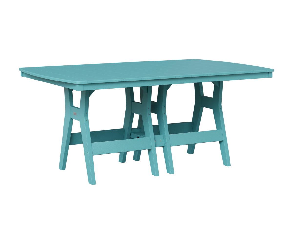Berlin Gardens Harbor 44" x 72" Rectangular Table in Aruba Blue