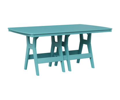 Berlin Gardens Harbor 44" x 72" Rectangular Table in Aruba Blue