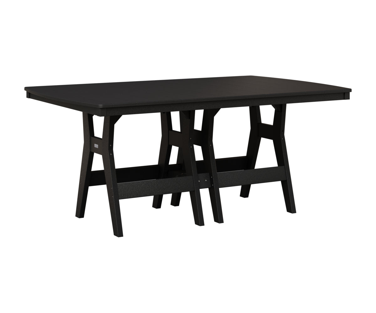Berlin Gardens Harbor 44" x 72" Rectangular Table in Black