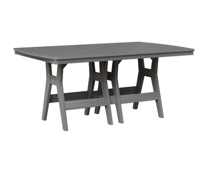 Berlin Gardens Harbor 44" x 72" Rectangular Table in Driftwood Gray