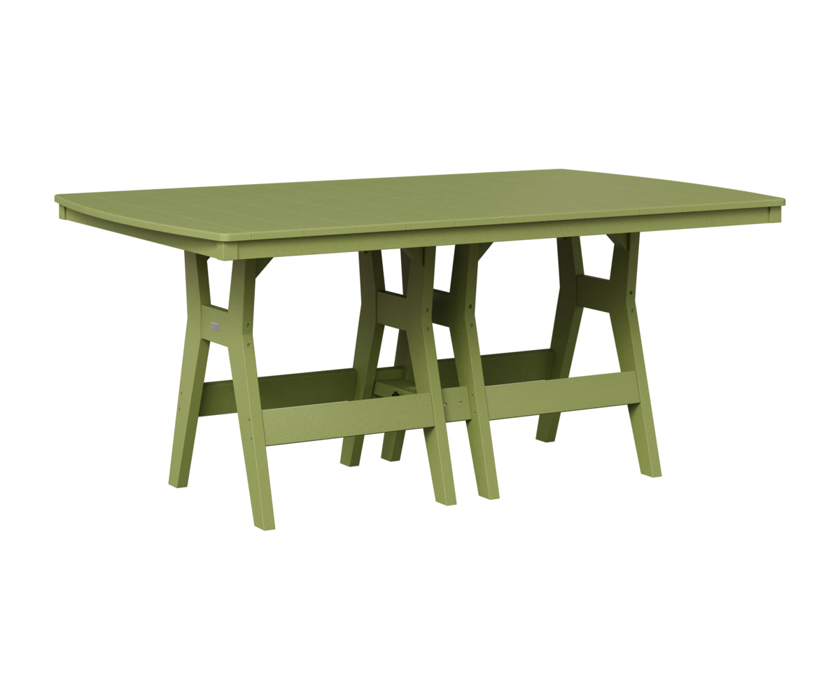 Berlin Gardens Harbor 44" x 72" Rectangular Table in Kiwi Green