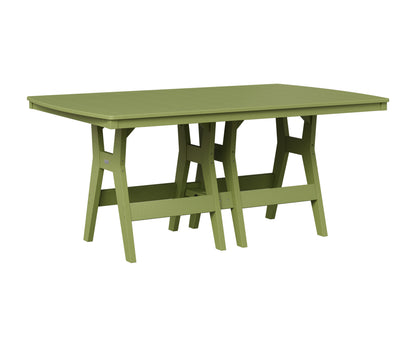 Berlin Gardens Harbor 44" x 72" Rectangular Table in Kiwi Green