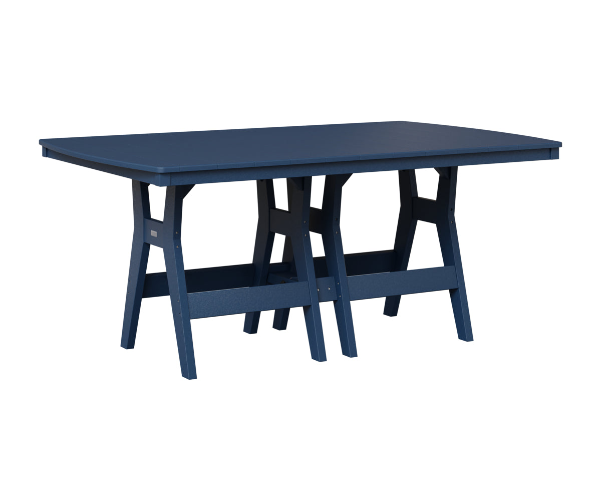 Berlin Gardens Harbor 44" x 72" Rectangular Table in Navy Blue