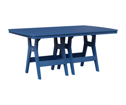 Berlin Gardens Harbor 44" x 72" Rectangular Table in Pacific Blue