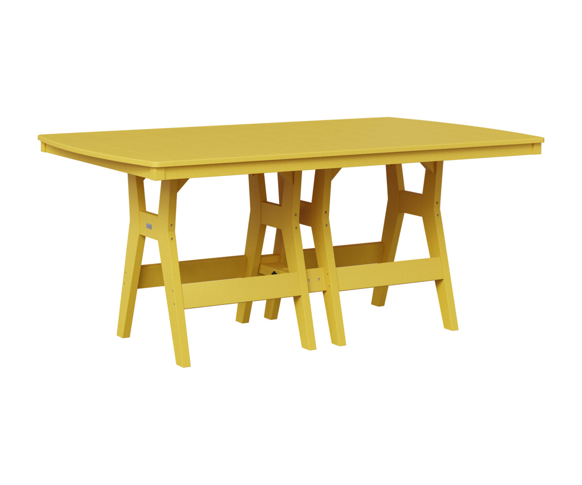 Berlin Gardens Harbor 44" x 72" Rectangular Table in Sunburst Yellow
