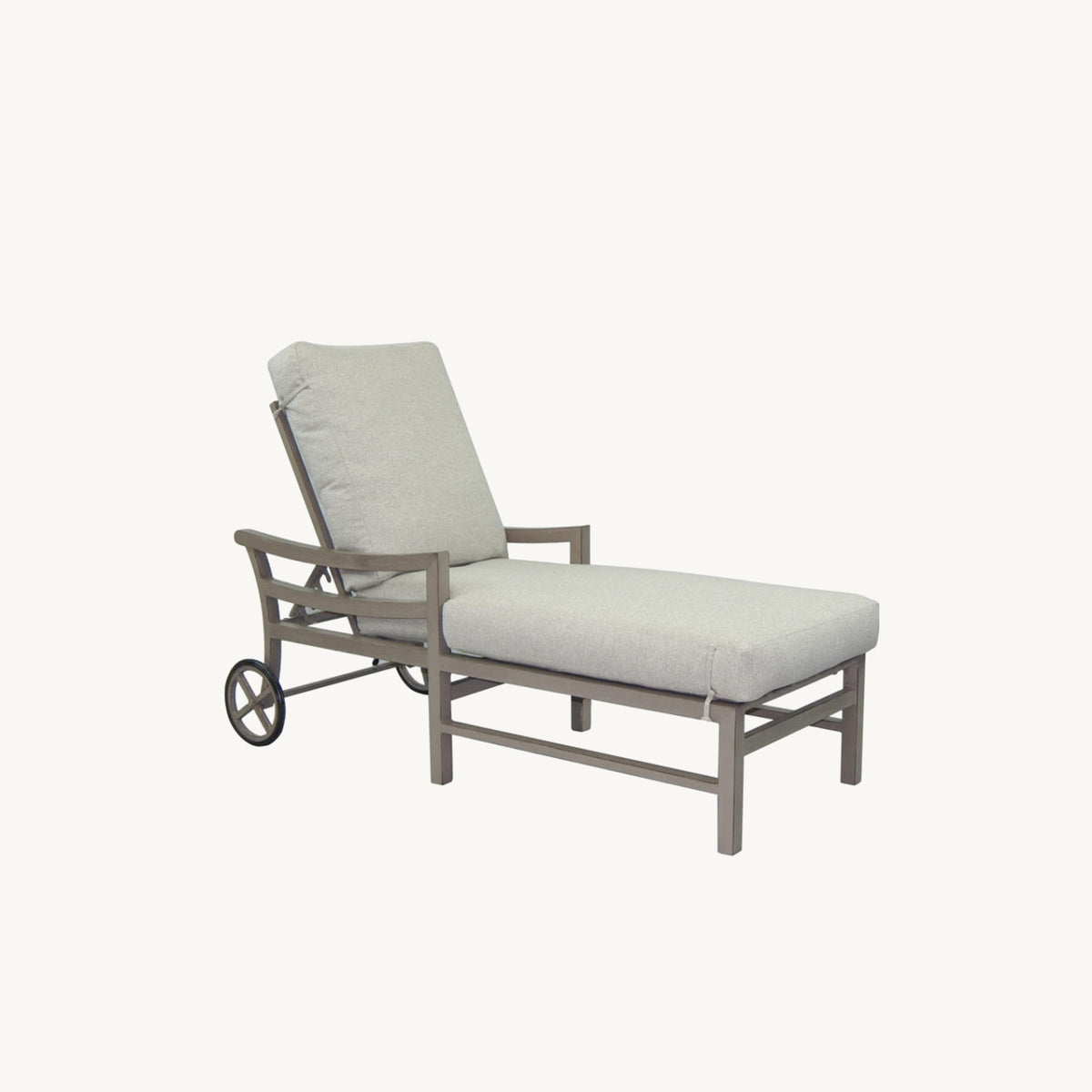 Castelle Roma Adjustable Cushioned Chaise Lounge, view 2