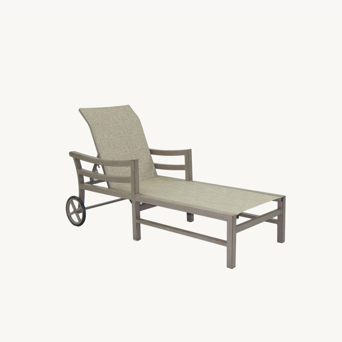 Castelle Roma Adjustable Sling Chaise Lounge
