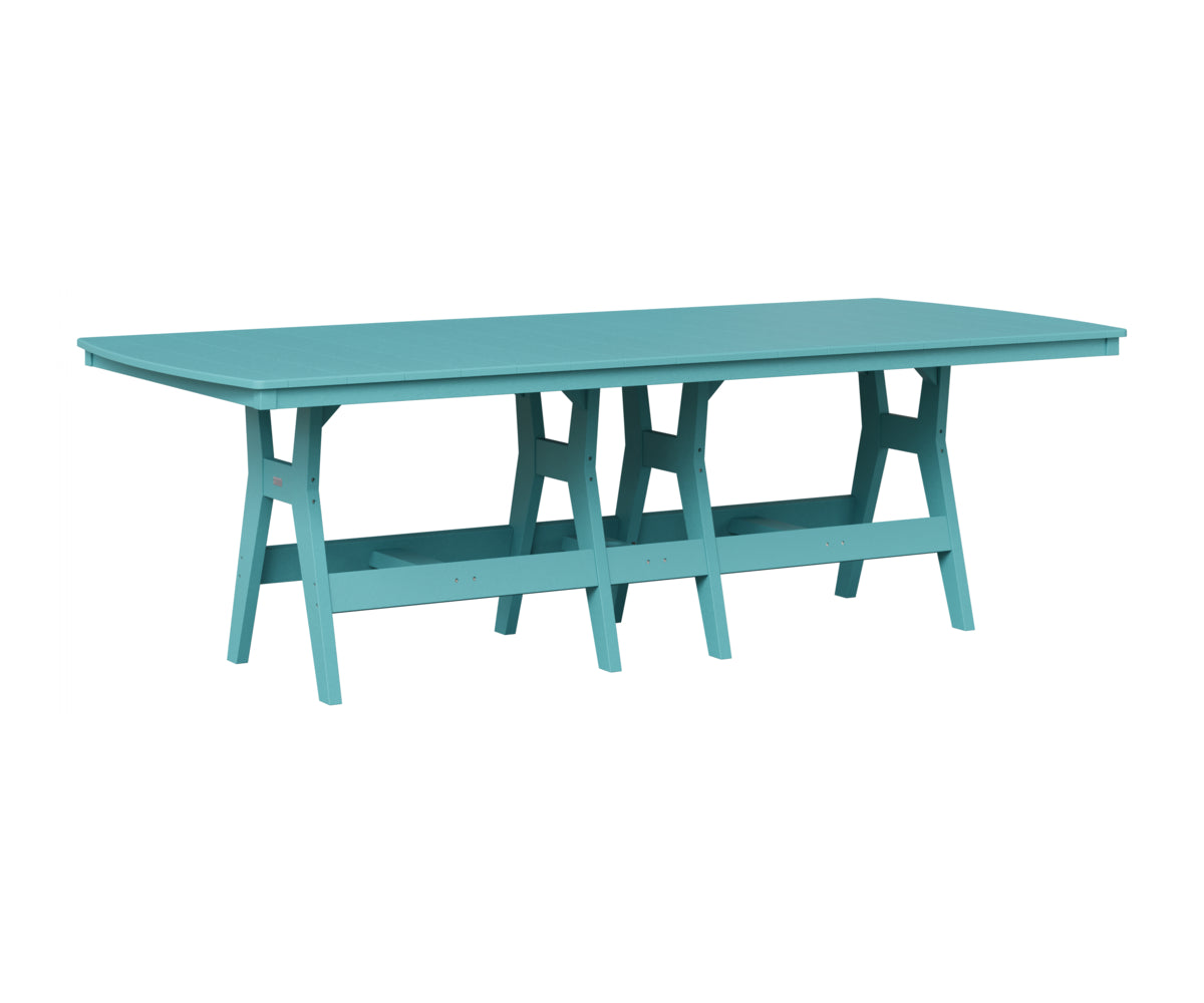 Berlin Gardens Harbor 44" x 96" Rectangular Table in Aruba Blue