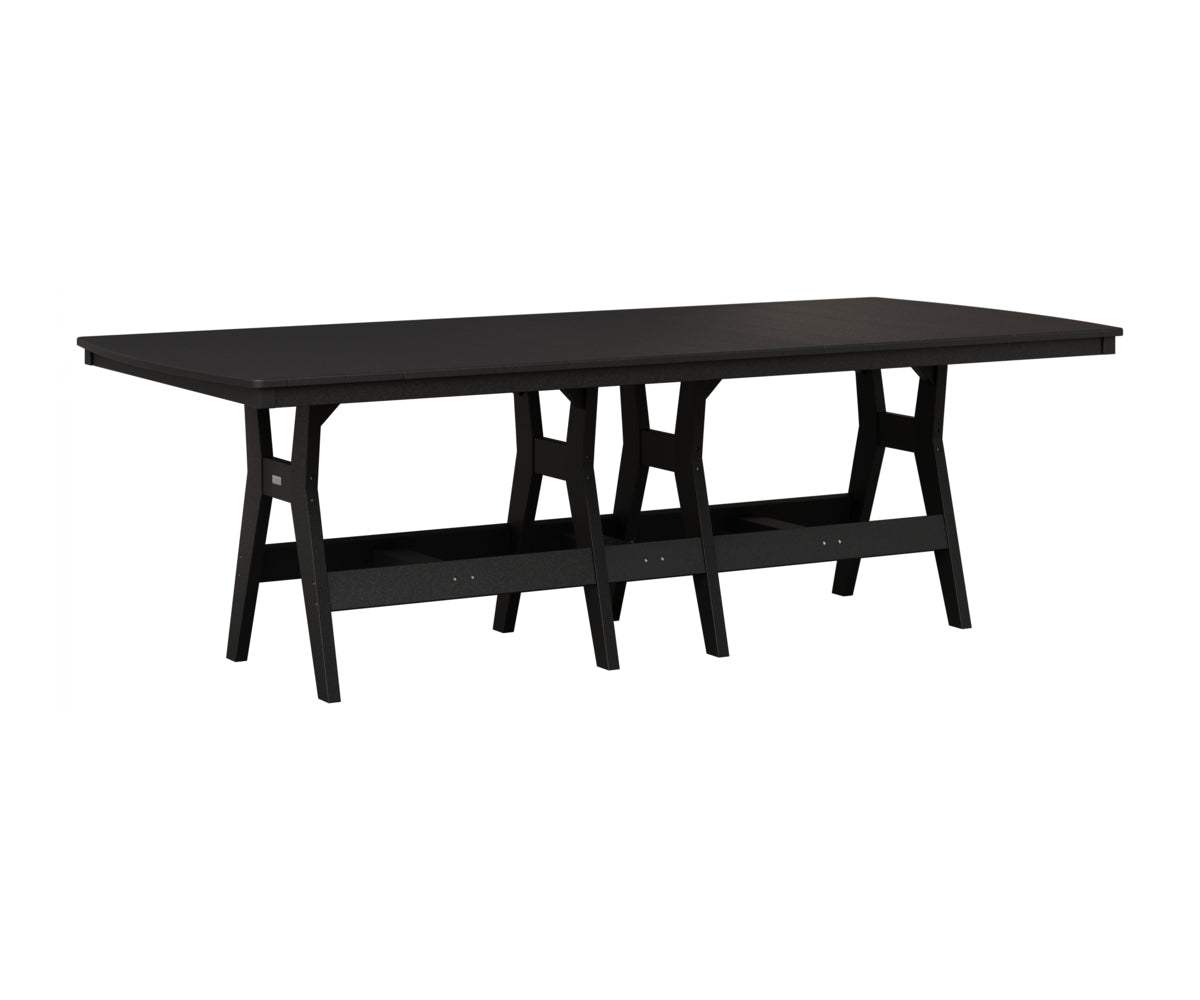Berlin Gardens Harbor 44" x 96" Rectangular Table in Black