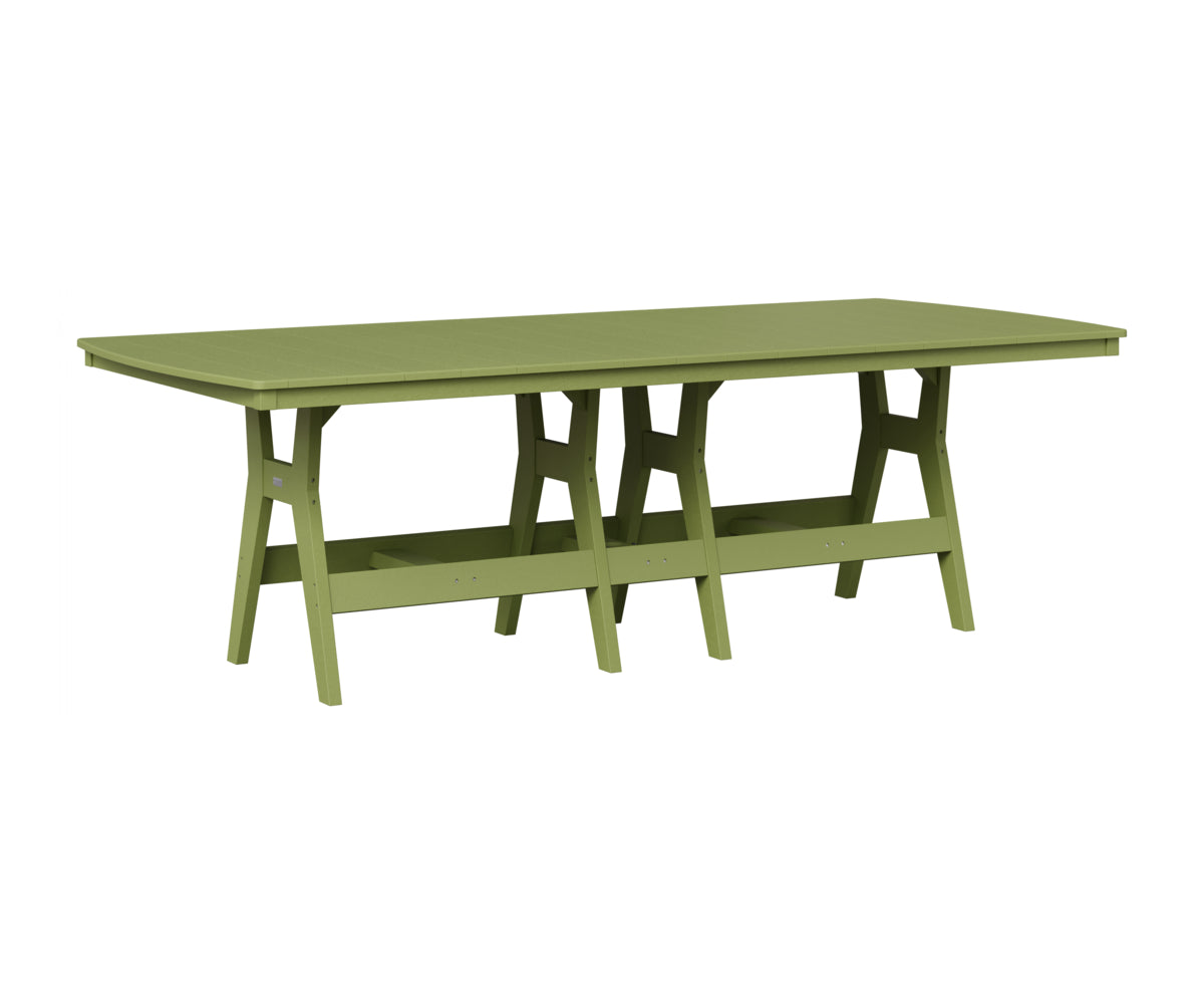Berlin Gardens Harbor 44" x 96" Rectangular Table in Kiwi Green