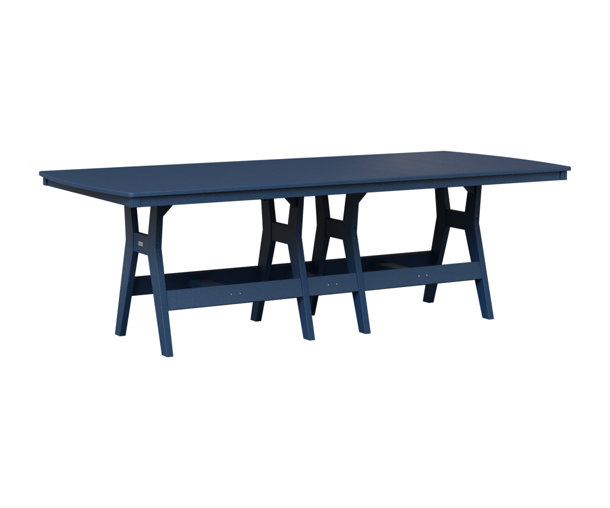 Berlin Gardens Harbor 44" x 96" Rectangular Table in Navy Blue