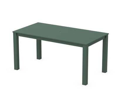 POLYWOOD Studio Parsons 34" X 64" Dining Table in Green