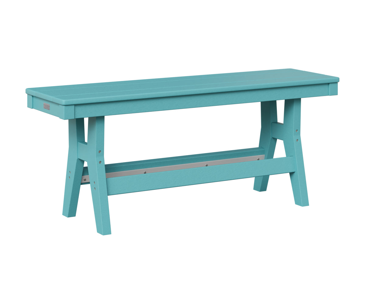 Berlin Gardens Harbor 44" Dining Bench in Aruba Blue