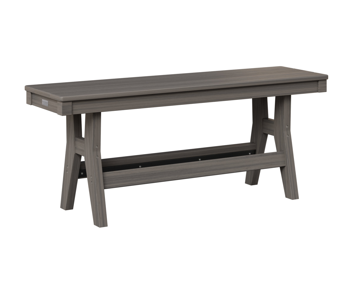 Berlin Gardens Harbor 44" Dining Bench in Coastal Gray