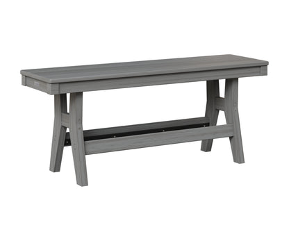 Berlin Gardens Harbor 44" Dining Bench in Driftwood Gray