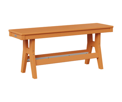 Berlin Gardens Harbor 44" Dining Bench in Mango Orange