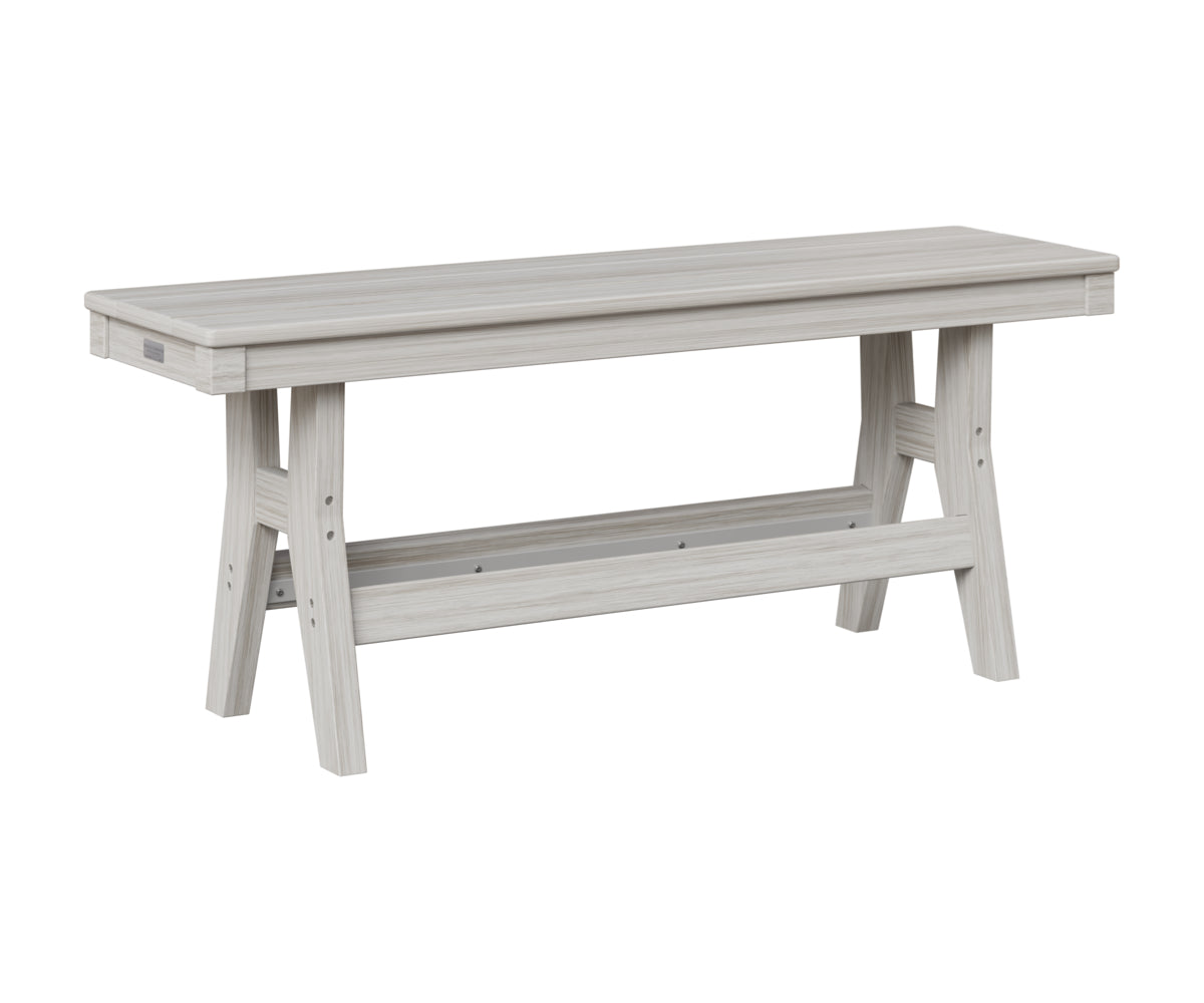 Berlin Gardens Harbor 44" Dining Bench in Seashell