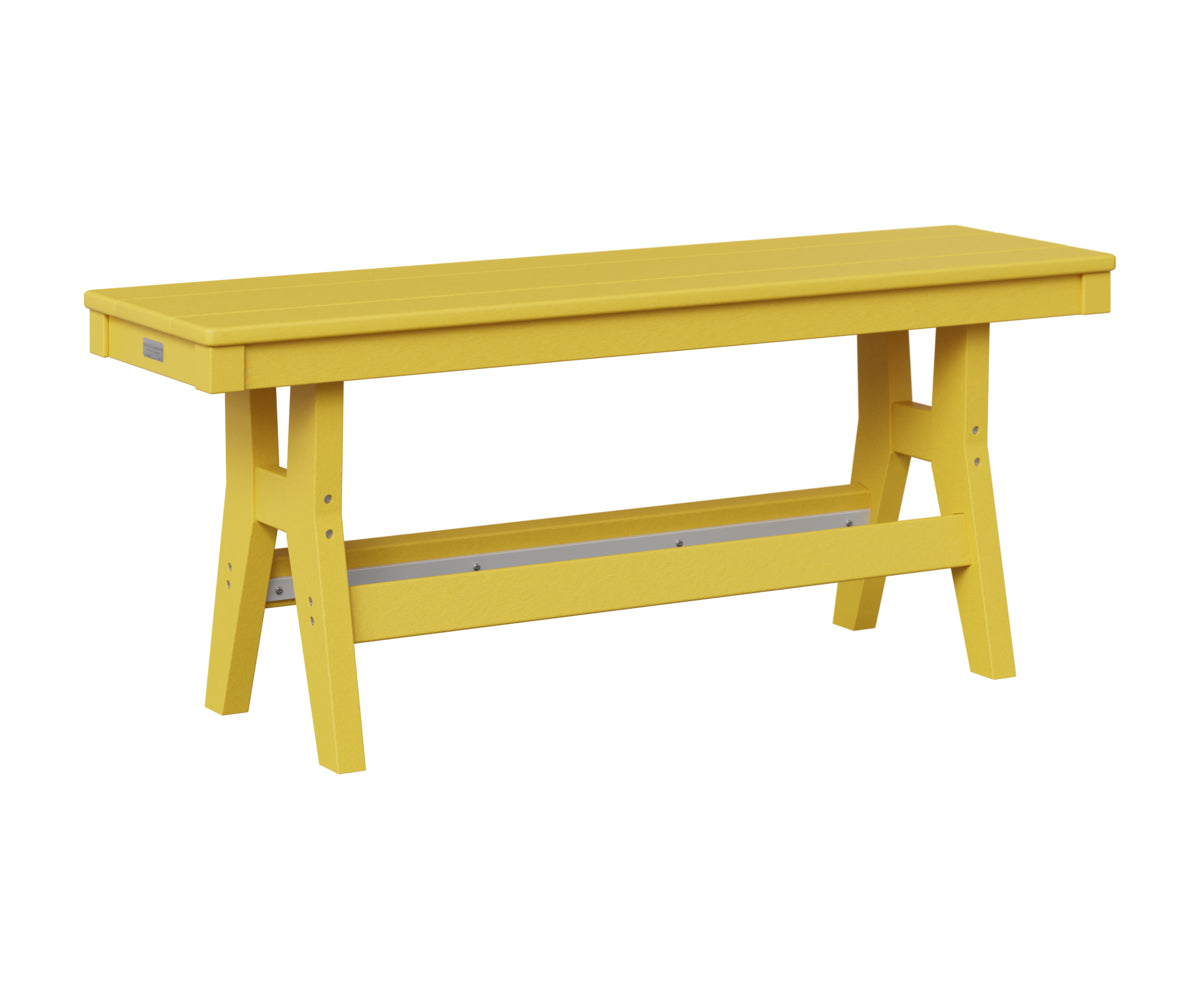 Berlin Gardens Harbor 44" Dining Bench in Sunburst Yellow