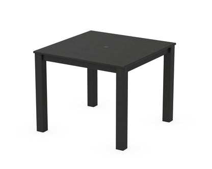 POLYWOOD Parsons 38" X 38" Dining Table in Black