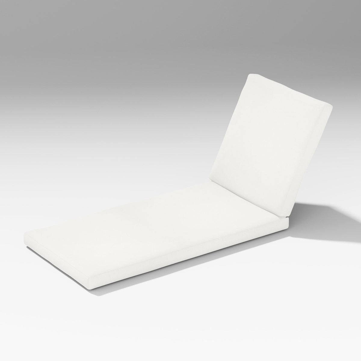 POLYWOOD PW Designer Series Elevate Chaise Lounge Cushion in Natural Linen
