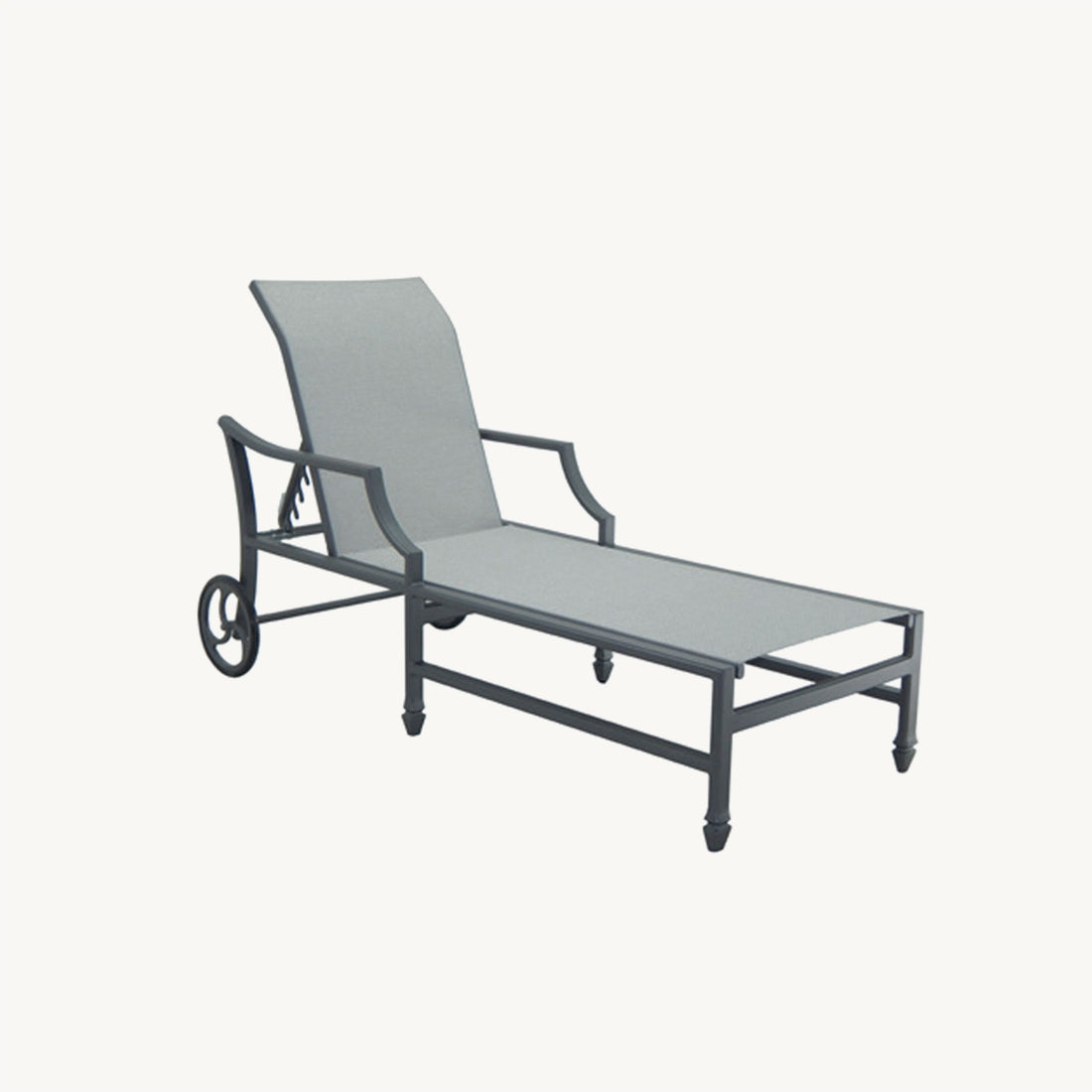 Castelle Lancaster Adjustable Sling Chaise Lounge, view 2