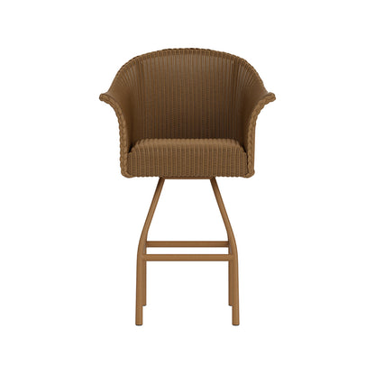 Lloyd Flanders All Seasons Swivel Bar Stool with Padded Seat, lifestyle photo 2