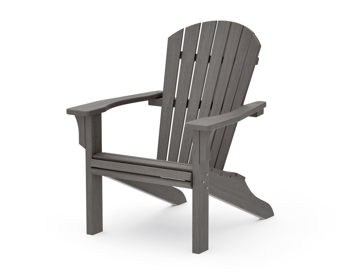 POLYWOOD Seashell Adirondack in Driftwood