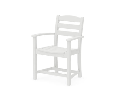 POLYWOOD La Casa Café Dining Arm Chair in White