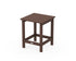 POLYWOOD Long Island 18" Side Table in Mahogany