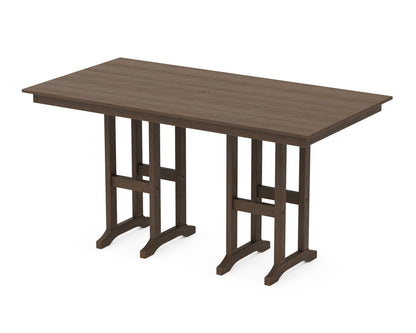 POLYWOOD Farmhouse 37" x 72" Counter Table in Kona
