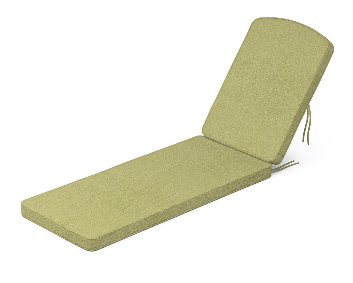 POLYWOOD Chinoiserie Chaise Cushion in Chartreuse Boucle