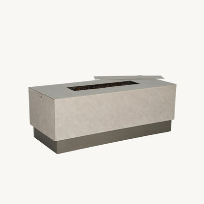 Castelle Talon Rectangular Coffee Table with Firepit, view 2