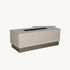 Castelle Talon Rectangular Coffee Table with Firepit
