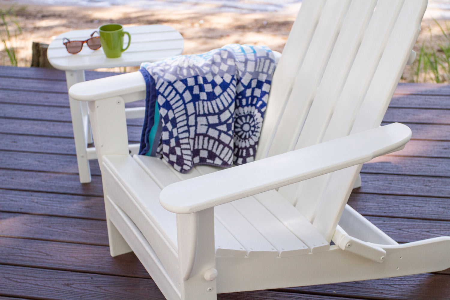 POLYWOOD Classic Oversized Folding Adirondack Chair