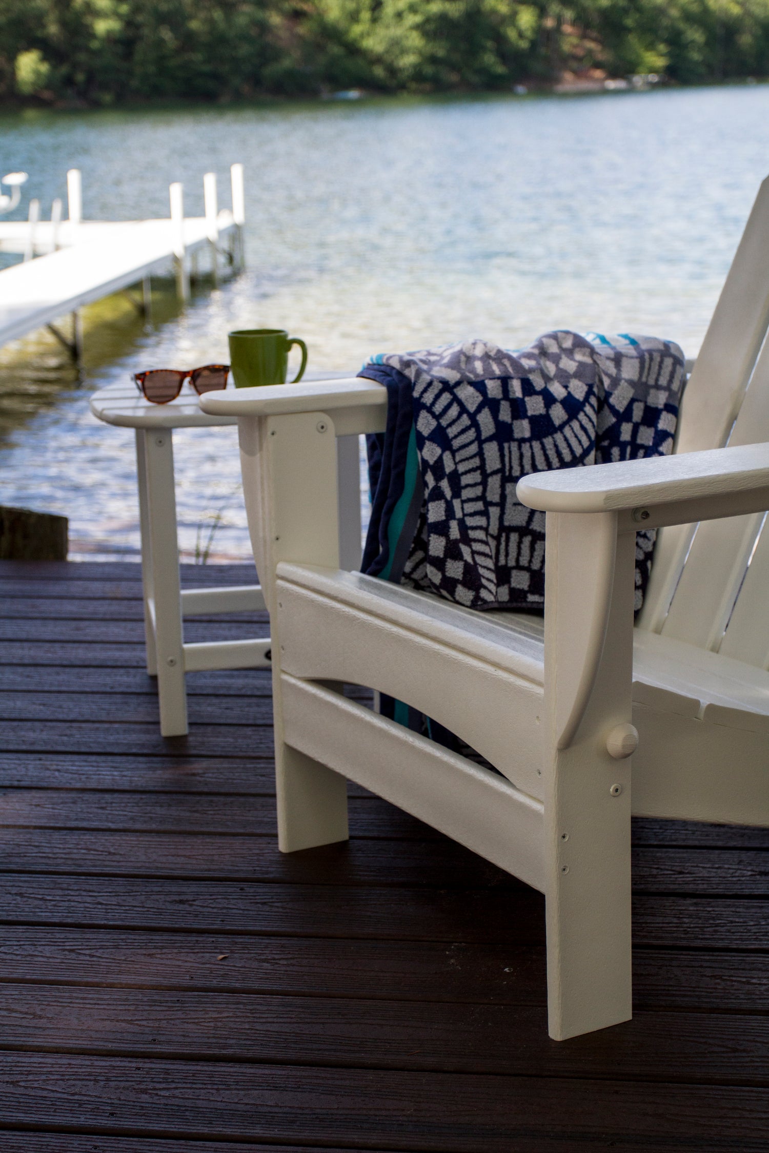 POLYWOOD Classic Oversized Folding Adirondack Chair