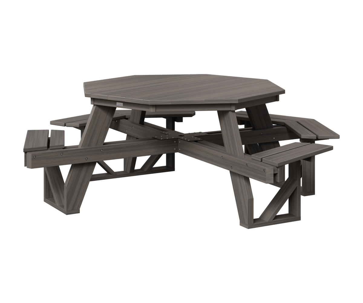 Berlin Gardens Octagon ADA Picnic Table in Coastal Gray