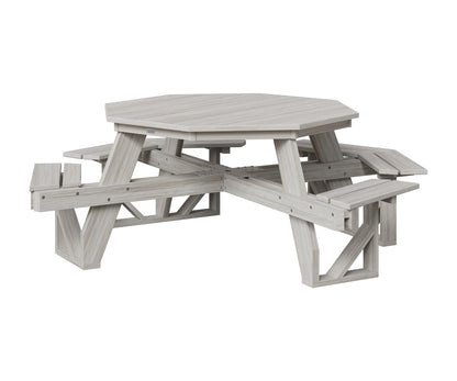 Berlin Gardens Octagon ADA Picnic Table in Seashell