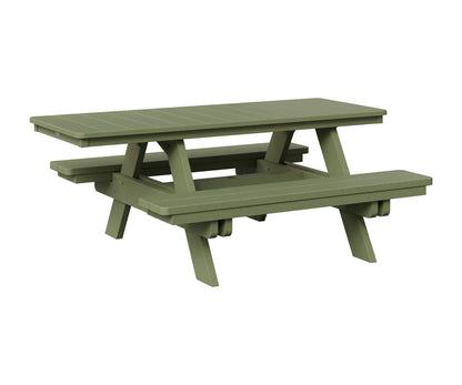 Berlin Gardens Rectangular ADA Picnic Table in Sage