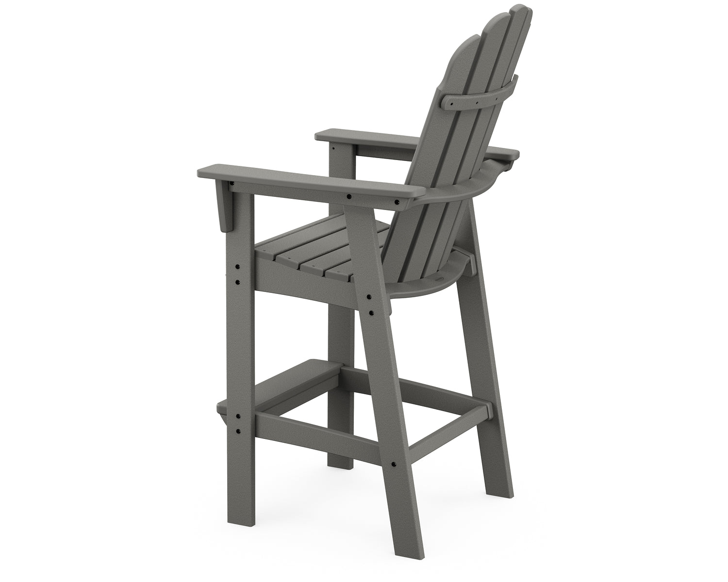 POLYWOOD Vineyard Curveback Adirondack Bar Chair