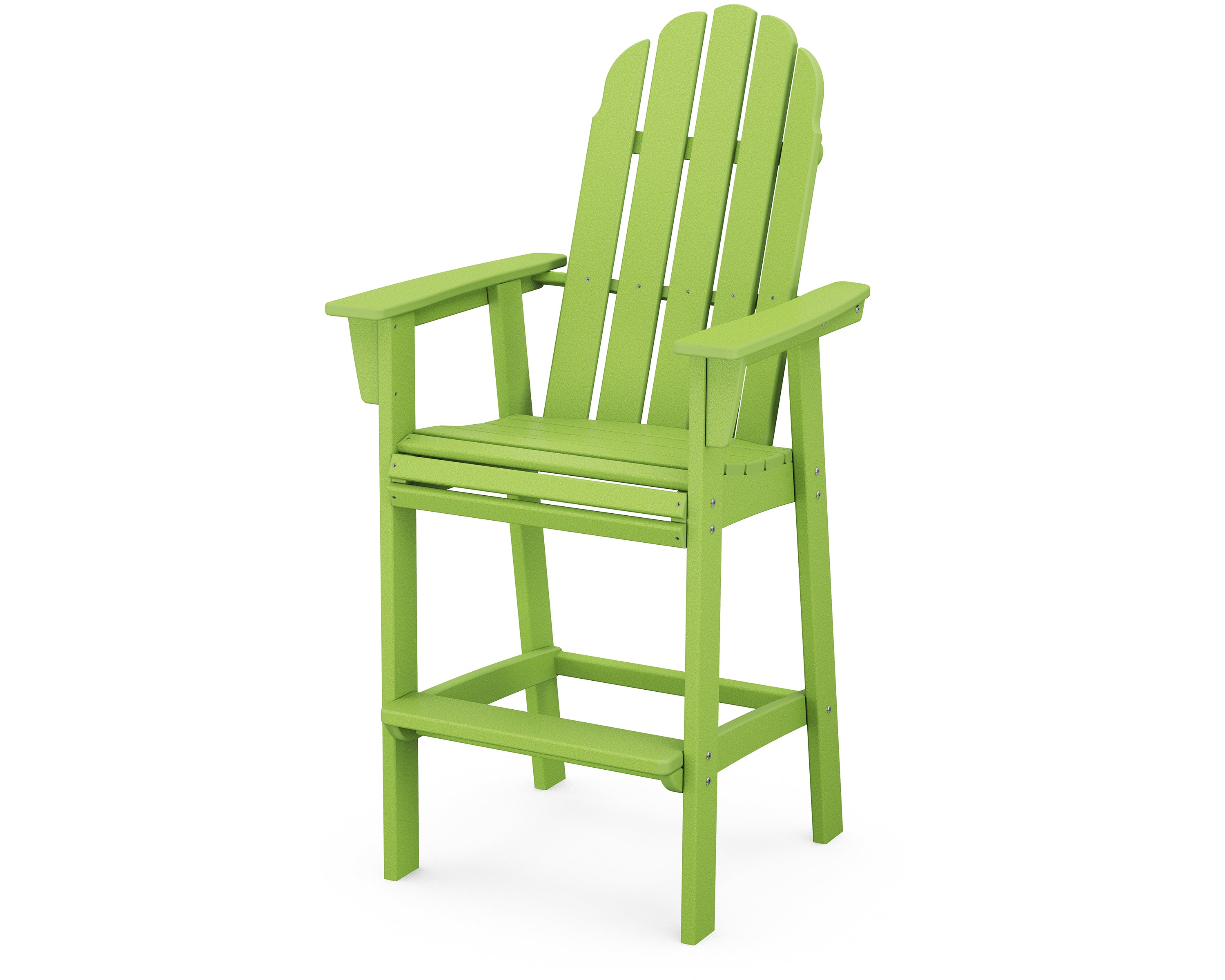 POLYWOOD Vineyard Curveback Adirondack Bar Chair