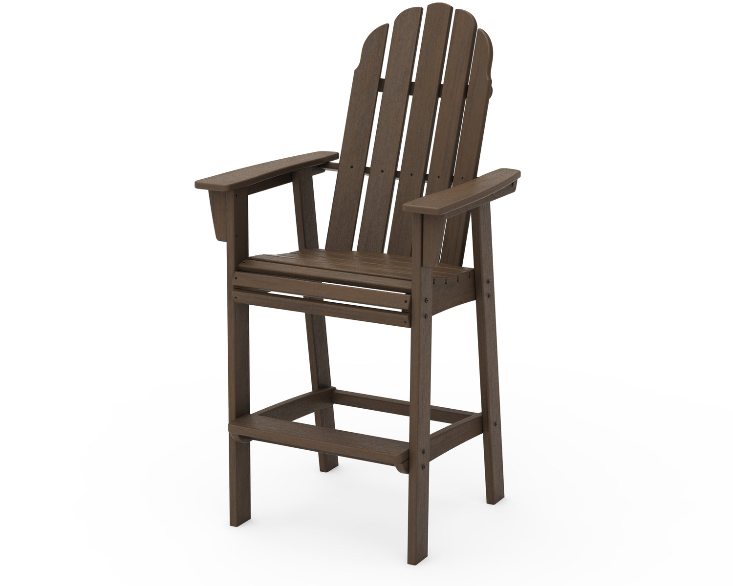 POLYWOOD Vineyard Curveback Adirondack Bar Chair