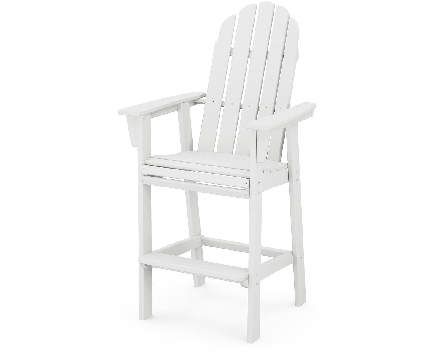 POLYWOOD Vineyard Curveback Adirondack Bar Chair