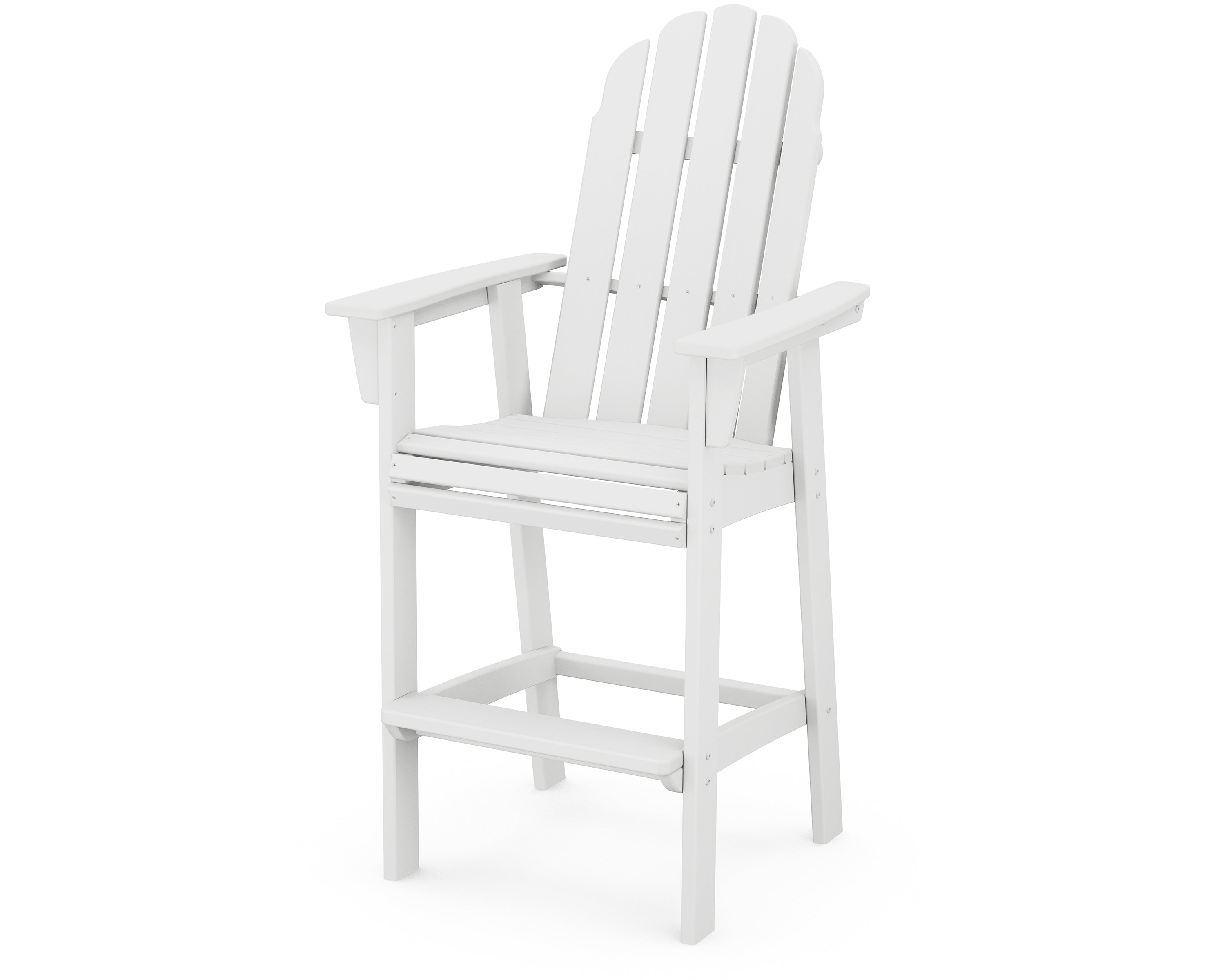 POLYWOOD Vineyard Curveback Adirondack Bar Chair