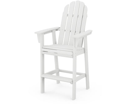 POLYWOOD Vineyard Curveback Adirondack Bar Chair