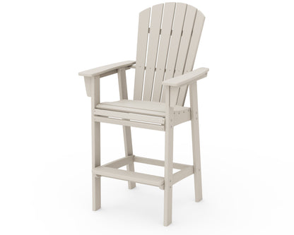POLYWOOD Nautical Curveback Adirondack Bar Chair