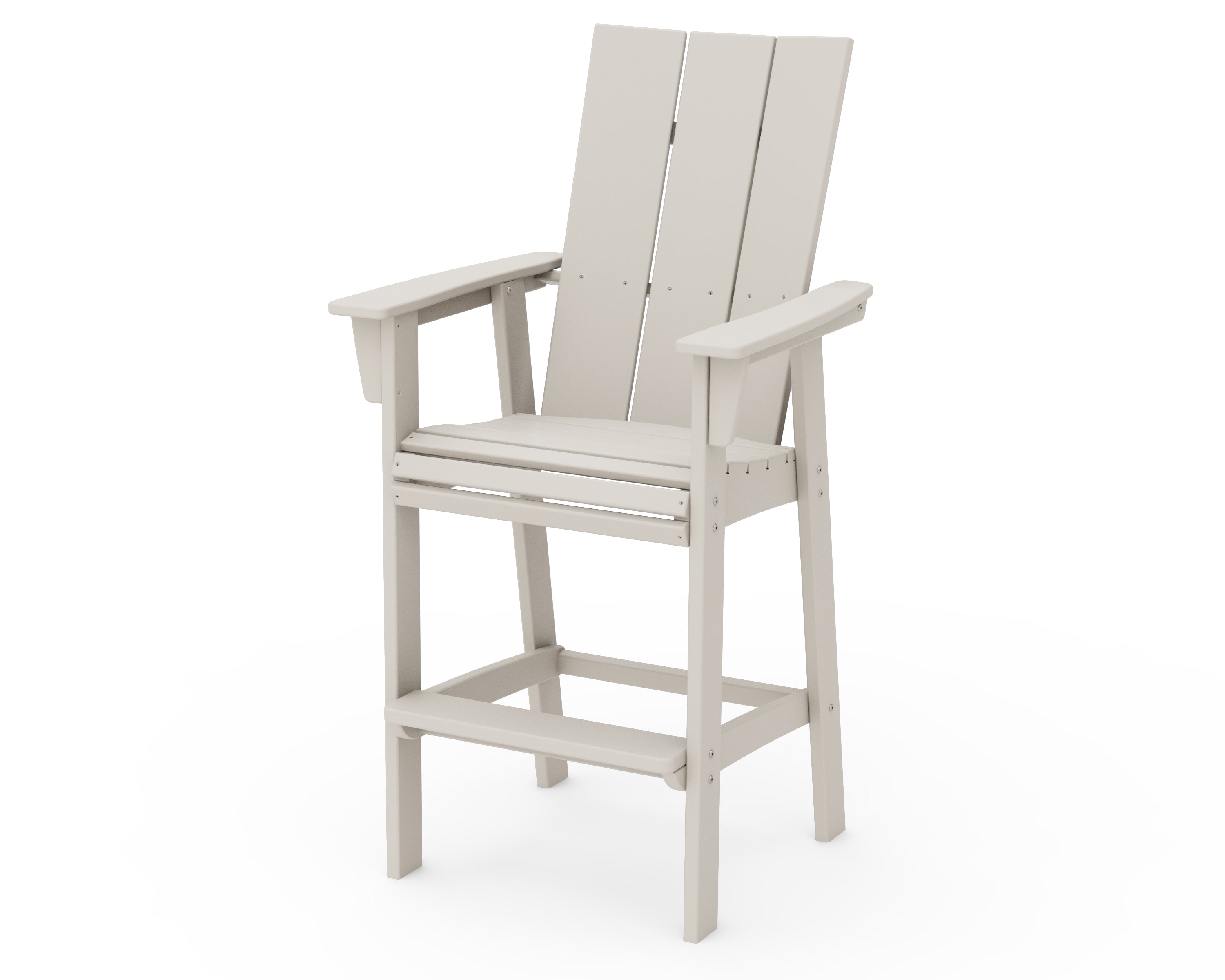 POLYWOOD Modern Curveback Adirondack Bar Chair