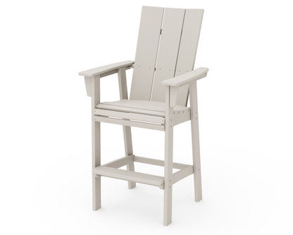 POLYWOOD Modern Curveback Adirondack Bar Chair